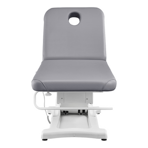 Dream In Reality Serenity Electric Treatment Table (8808): Gray, Front View
