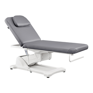 Dream In Reality Serenity Electric Treatment Table (8808): Gray, Side View
