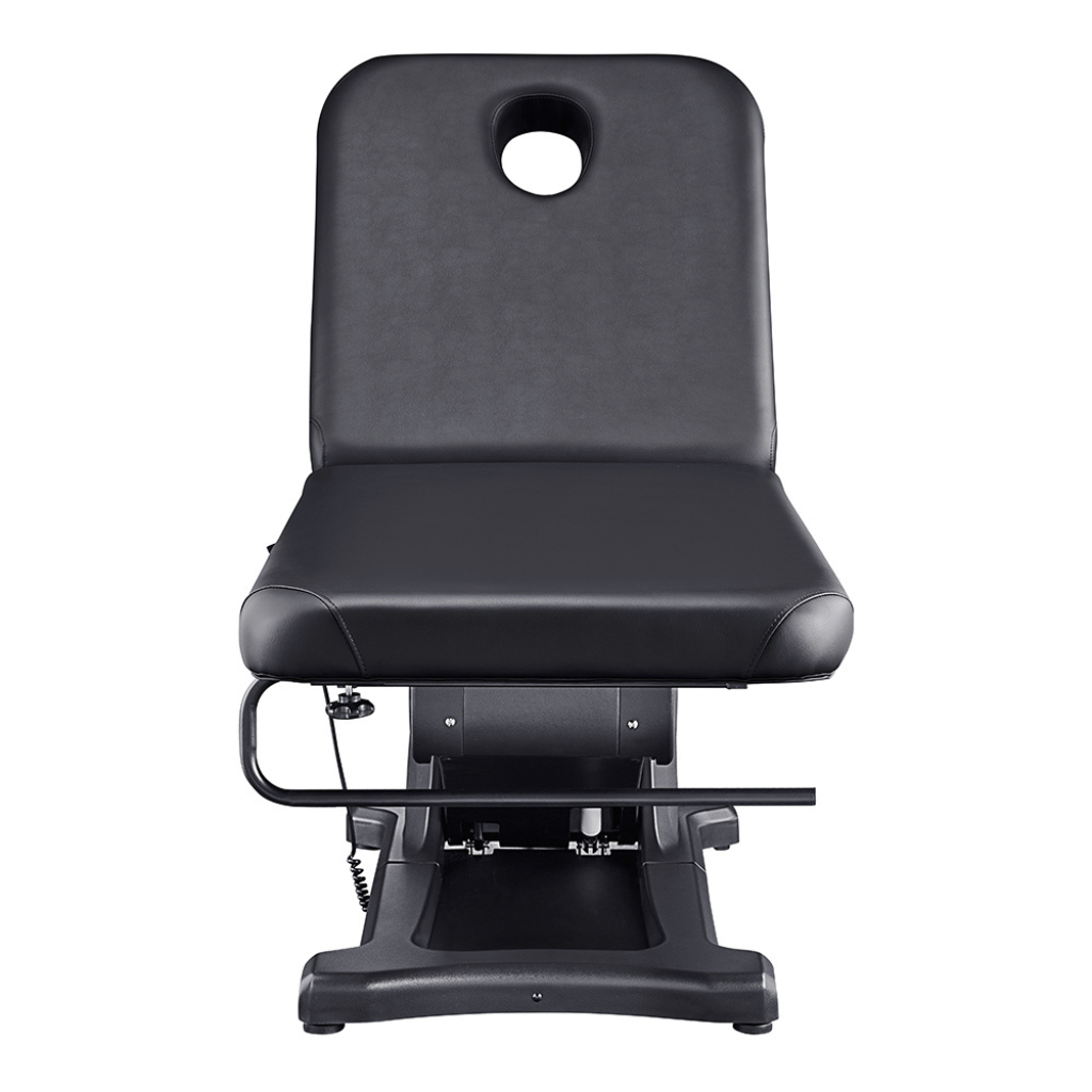 Dream In Reality Serenity Electric Treatment Table (8808): Black, Front View