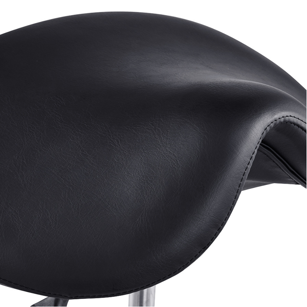 Dream In Reality Tao Saddle Stool (9038): Black, Saddle / Seat