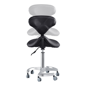 Dream In Reality Tao Saddle Stool (9038): Black, Lift
