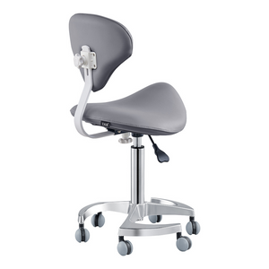 Dream In Reality Tao Saddle Stool (9038): Gray, Back View