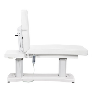 Dream In Reality Tranquility 4 Motors Electric Medical Spa Treatment Table (8818): White, Side View