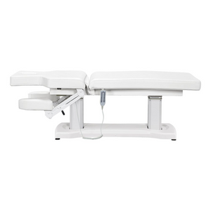 Dream In Reality Tranquility 4 Motors Electric Medical Spa Treatment Table (8818): White, Flat Bed