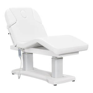 Dream In Reality Tranquility 4 Motors Electric Medical Spa Treatment Table (8818): White, Side View