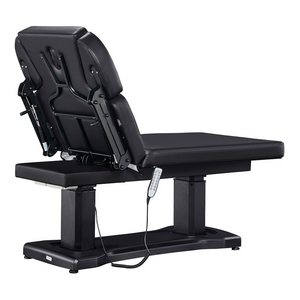 Dream In Reality Tranquility 4 Motors Electric Medical Spa Treatment Table (8818): Black, Back View