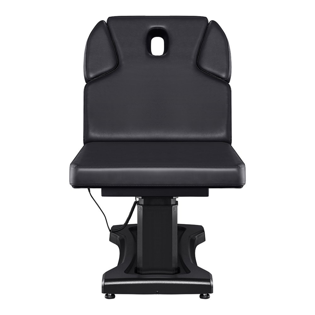 Dream In Reality Tranquility 4 Motors Electric Medical Spa Treatment Table (8818): Black, Front View