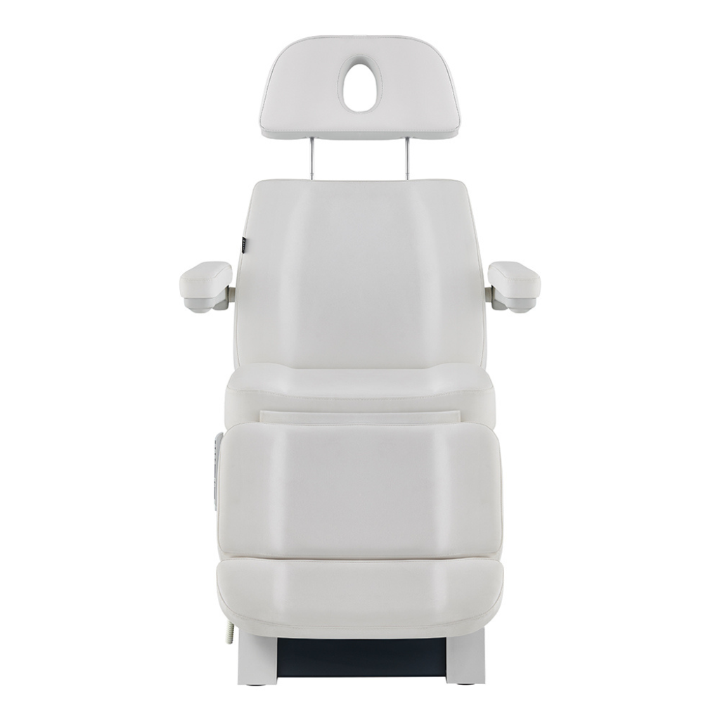 Dream In Reality Vanir Medical Chair (8218BYH): White, Adjustable Headrest