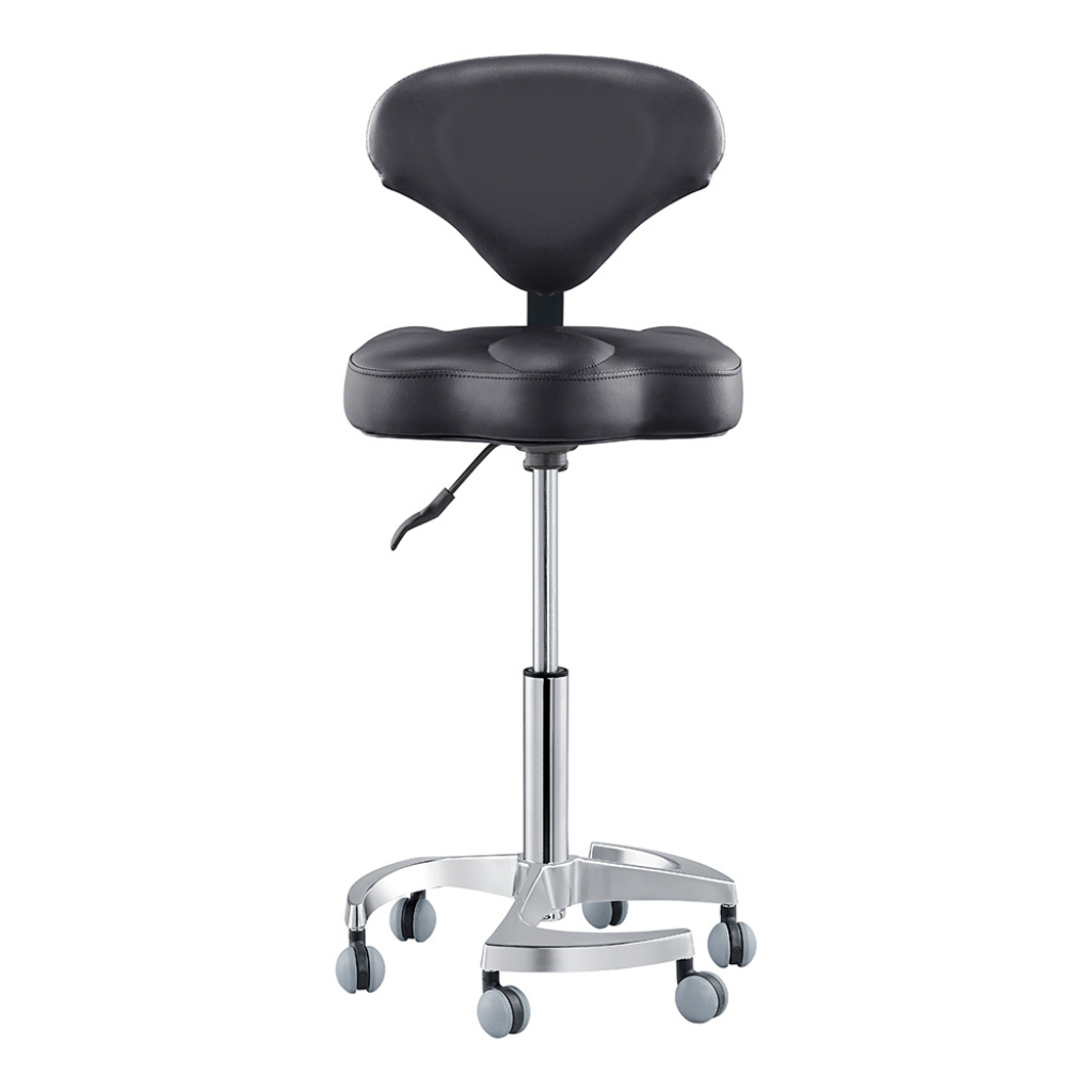 Dream In Reality Zen Adjustable Swivel Stool (9156): Black, Maximum Lift