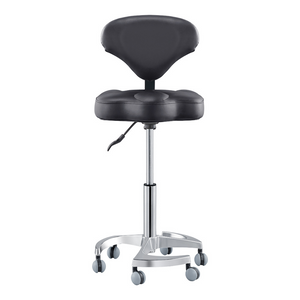 Dream In Reality Zen Adjustable Swivel Stool (9156): Black, Maximum Lift