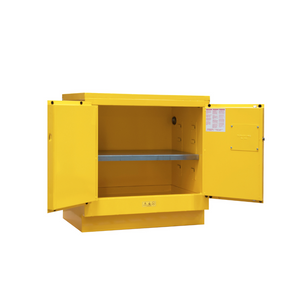 Flammable Storage Cabinet, 22 Gallon, Under Counter (Manual or Self Close)