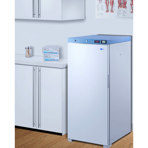EQTemp 24" Wide Medical Refrigerator (ACR1011W) shown in a medical wellness practice setting