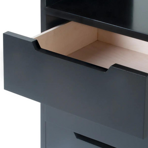 Earthlite Alpha3 Trolley Black Drawers Detail