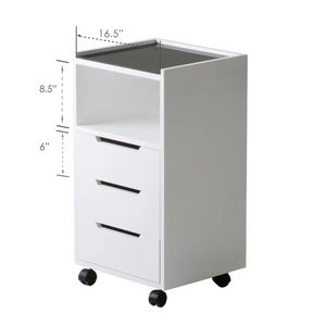 Earthlite Alpha3 Trolley White Dimensions