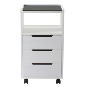 Earthlite Alpha3 Trolley White Front profile