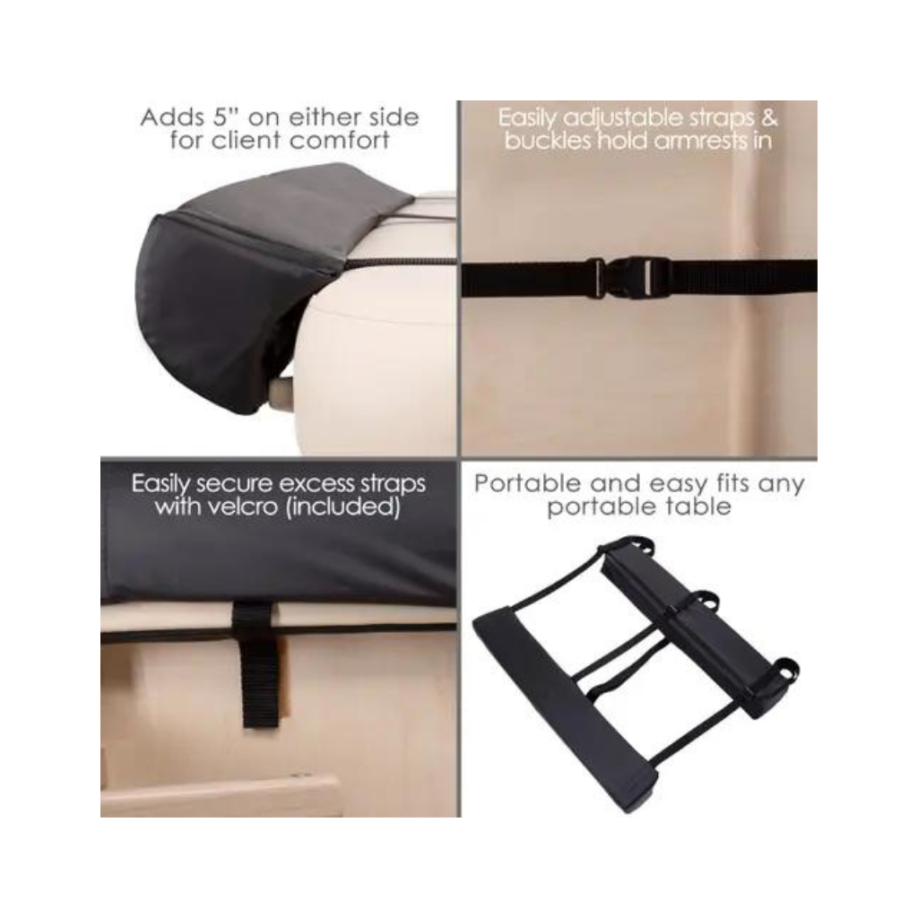 Earthlite Armrest Bolsters Black Features