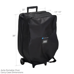 Earthlite Avila II Carry Case Dimensions