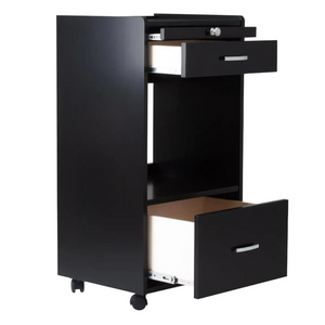 Earthlite Element Trolley Drawers Black