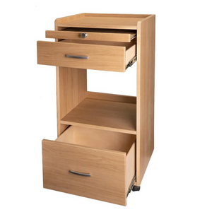 Earthlite Element Trolley Drawers Honey maple