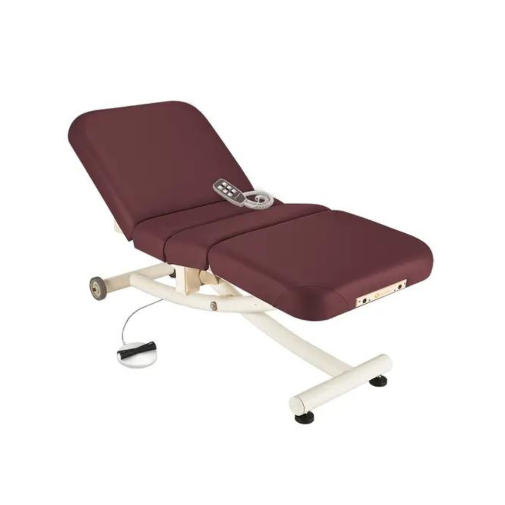Earthlite Ellora Vista Electric Salon Massage Table Burgundy