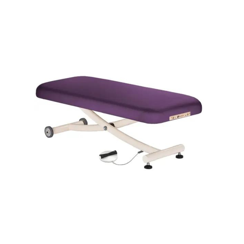 Earthlite Ellora Vista Flat Electric Lift Massage Table Amethyst