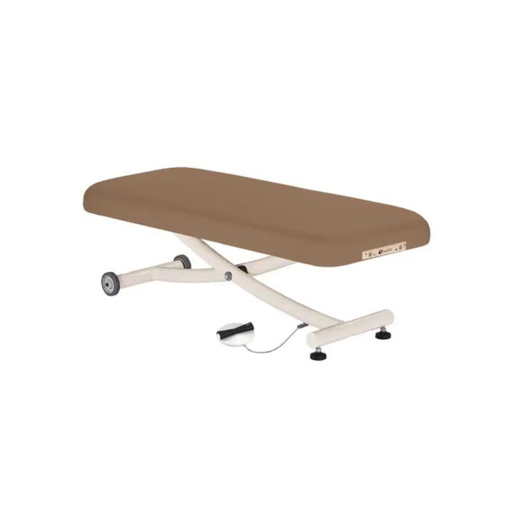 Earthlite Ellora Vista Flat Electric Lift Massage Table Latte