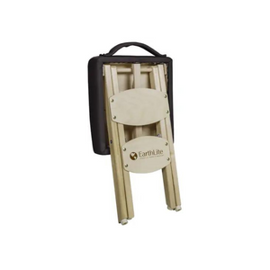 Earthlite Folding Massage Stool Standing Black