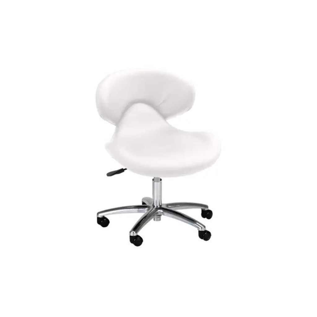 Earthlite Levitate Pedi Stool White