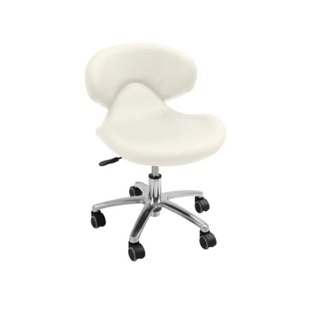 Earthlite Levitate Standard Stool White