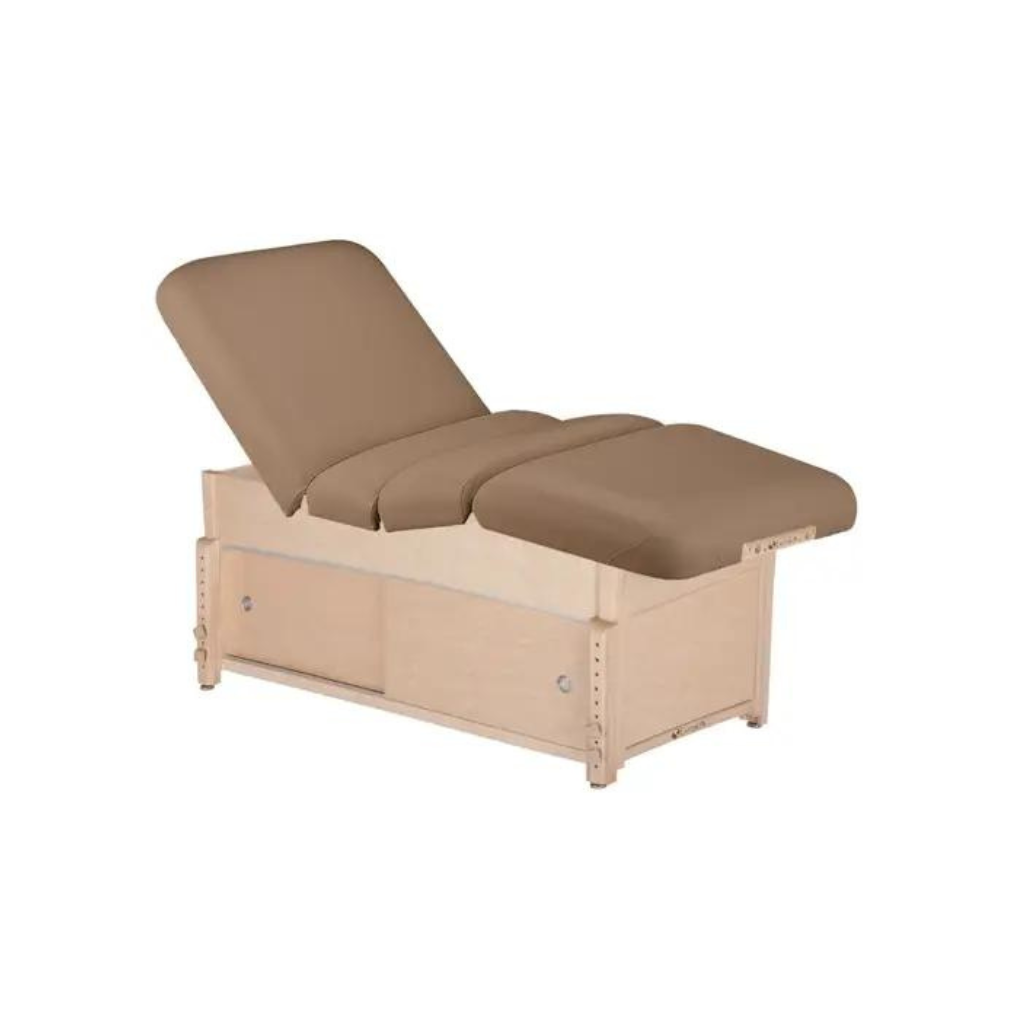 Earthlite Pneumatic Salon Latte Cabinet Massage Table