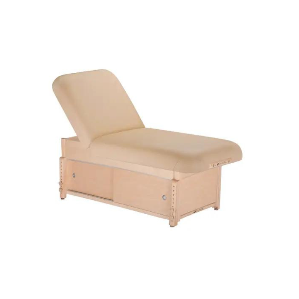 Earthlite Pneumatic Tilt Marie's Beige Stationary Table Cabinet