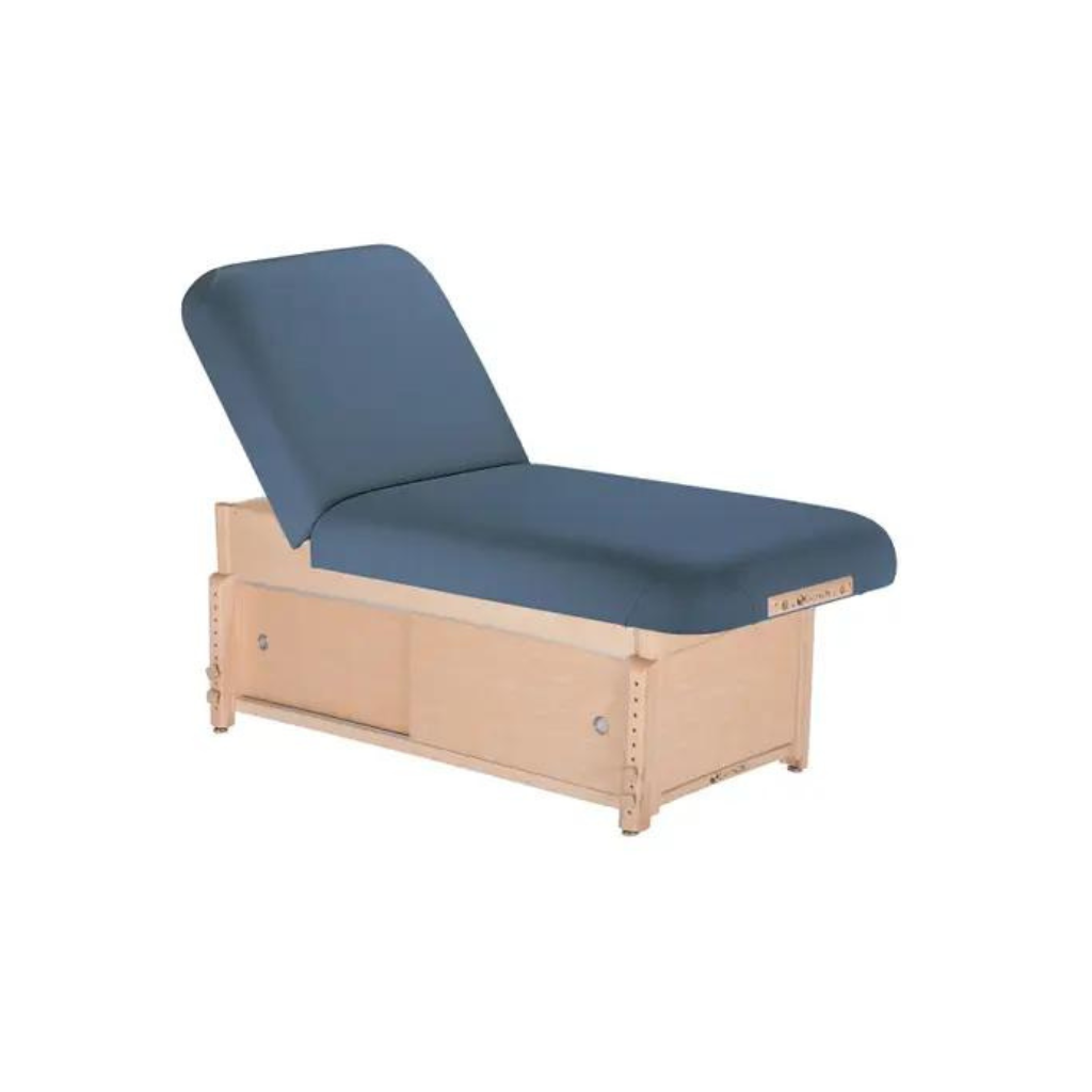 Earthlite Pneumatic Tilt Mystic Blue Stationary Table Cabinet