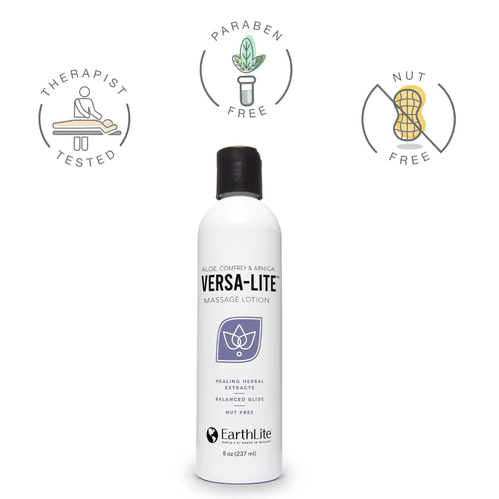 Earthlite Versa-Lite Massage Lotion 8oz Bottle , PARABEN free