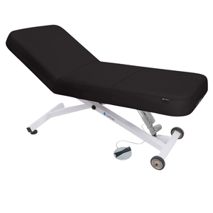 Earthlite Ellora LX multi-treatment table with tilt top backrest for adjustable positioning in med spa and medical wellness practices.