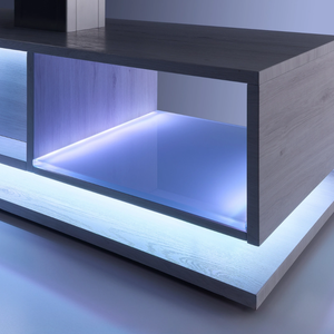 The Earthlite Everest Eclipse 2.0 Tilt Top Lift Table illustrating LED Detail