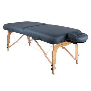 Earthlite Inner Strength E2 Portable Massage Table with Agate upholstery for wellness practices.
