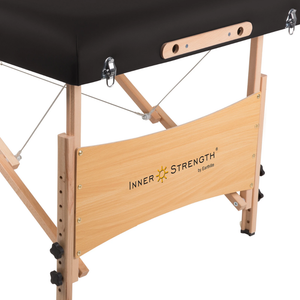 Earthlite Inner Strength Element Portable Massage Table illustrating the endplate.