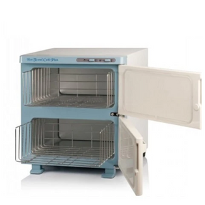 Elite 2 Door Hot Towel Cabi - Towel Warmer Doors Open (HC-Plus)