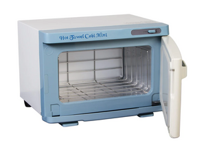 Elite Mini Hot Towel Cabi - Towel Warmer Empty Door Open (HC-MINI)