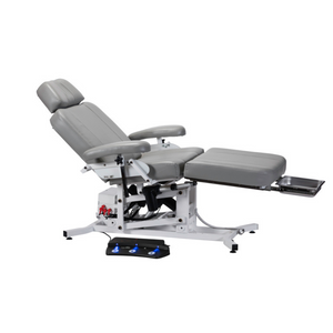 Color Gray Equipro Podiatry Ultra-Comfort Spa Chair (20500) - A luxurious and ergonomic spa chair designed for ultimate comfort during podiatry treatments.