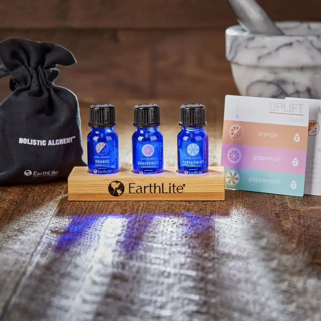 Essential Oil Kits 3 pack Uplift in setting