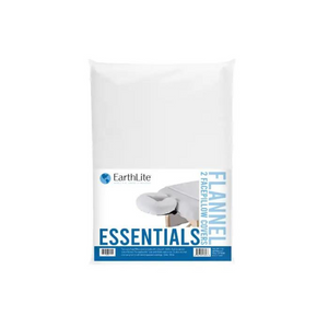 Essentials Flannel FacePillow Cover White
