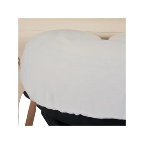 Essentials Flannel FacePillow Crescent Cover Texture Natural