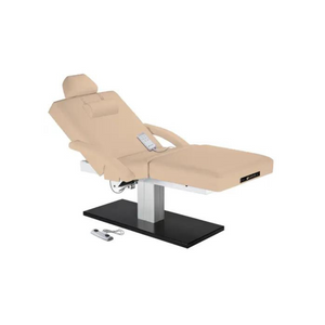 Everest Spa Pedestal Electric Salon Table Maries Beige