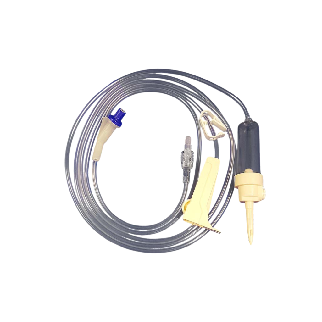Exel IV Administration Set, 15 drop, Needle Free w/ Y Injection Site (27086)