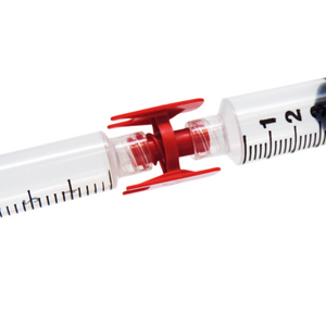 Syringe Connectors Red Luer Lock Female to Female - Sterile