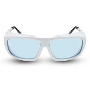 Innovative Optics Gi1 Laser Glasses: 701 White Frame