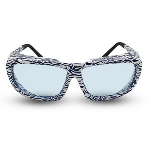 Innovative Optics Gi1 Laser Glasses: 701 Zebra Frame