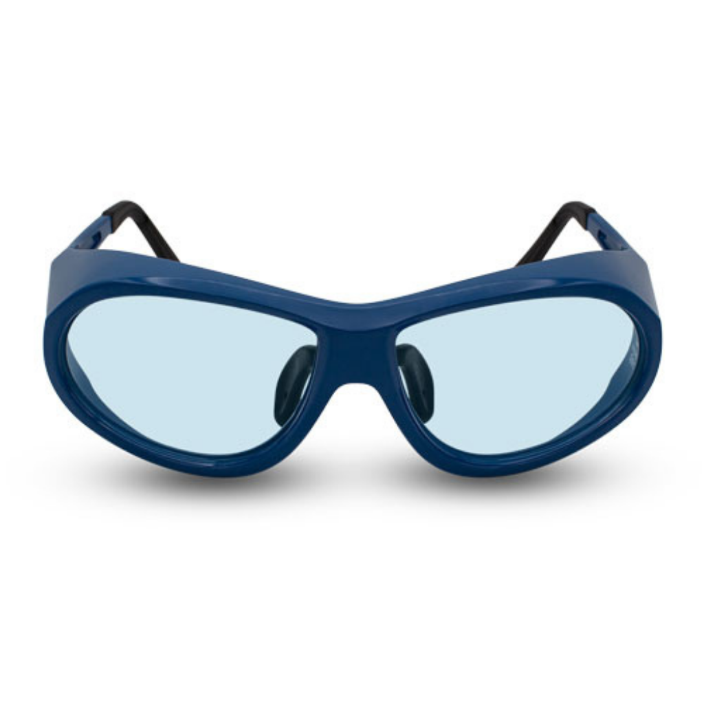 Innovative Optics Gi1 Laser Glasses: 757 Blue Frame