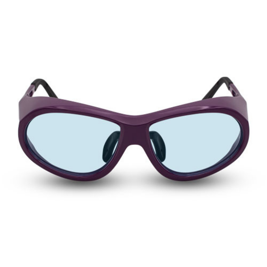 Innovative Optics Gi1 Laser Glasses: 757 Purple Frame